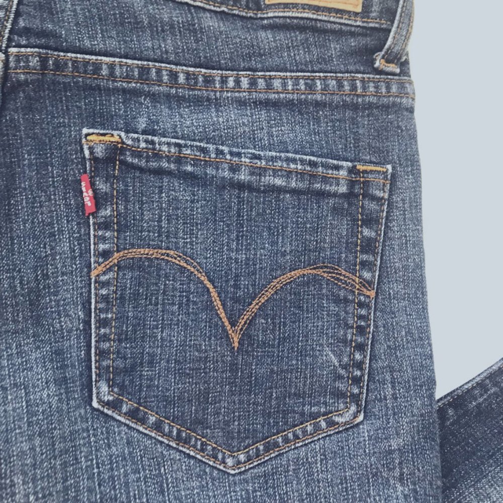 Levi’s  Skinny Mid Rise Original Denim Jeans SZ 12 - Picture 8 of 11